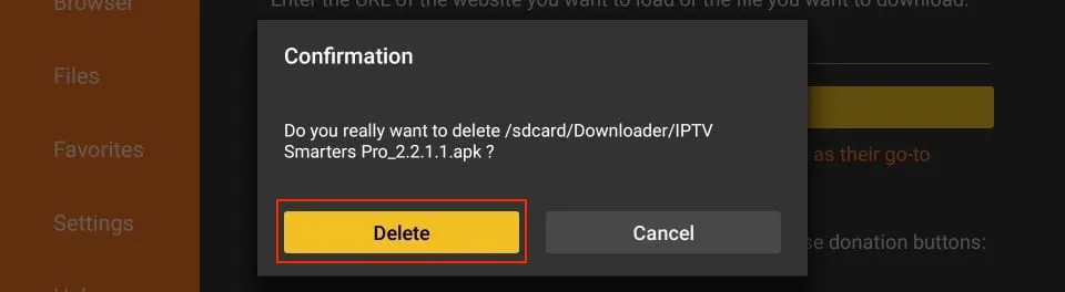 Again-click-Delete